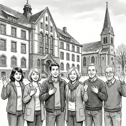 Piktogramm zur Neuwahl des Vorstands des Fördervereins 2025 in Graustufen